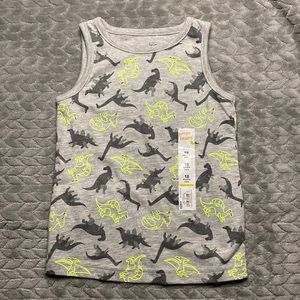 NWT‎ Jumping Beans | Boys Dinosaur Tank Top | Size 18mo